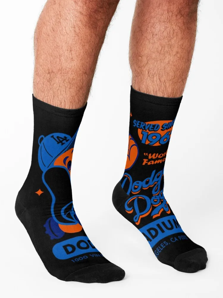Dodger Dogs Since 1962 \t Socks anti slip football basketball moving stockings Crossfit Designer Man Socks Women's