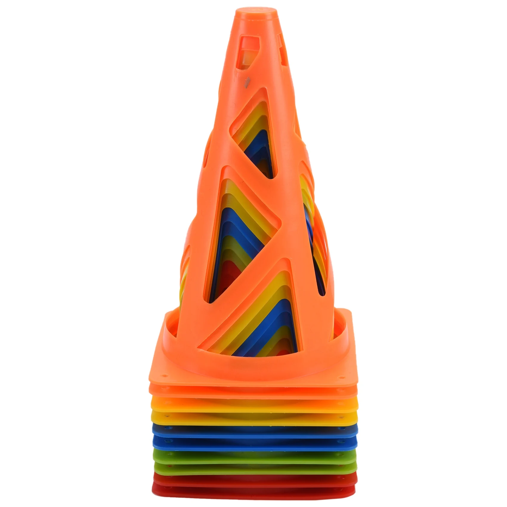 

Soccer Training Cones Collapsible Windproof Marker Cones Agility Cones for Outdoor Football Basketball Training