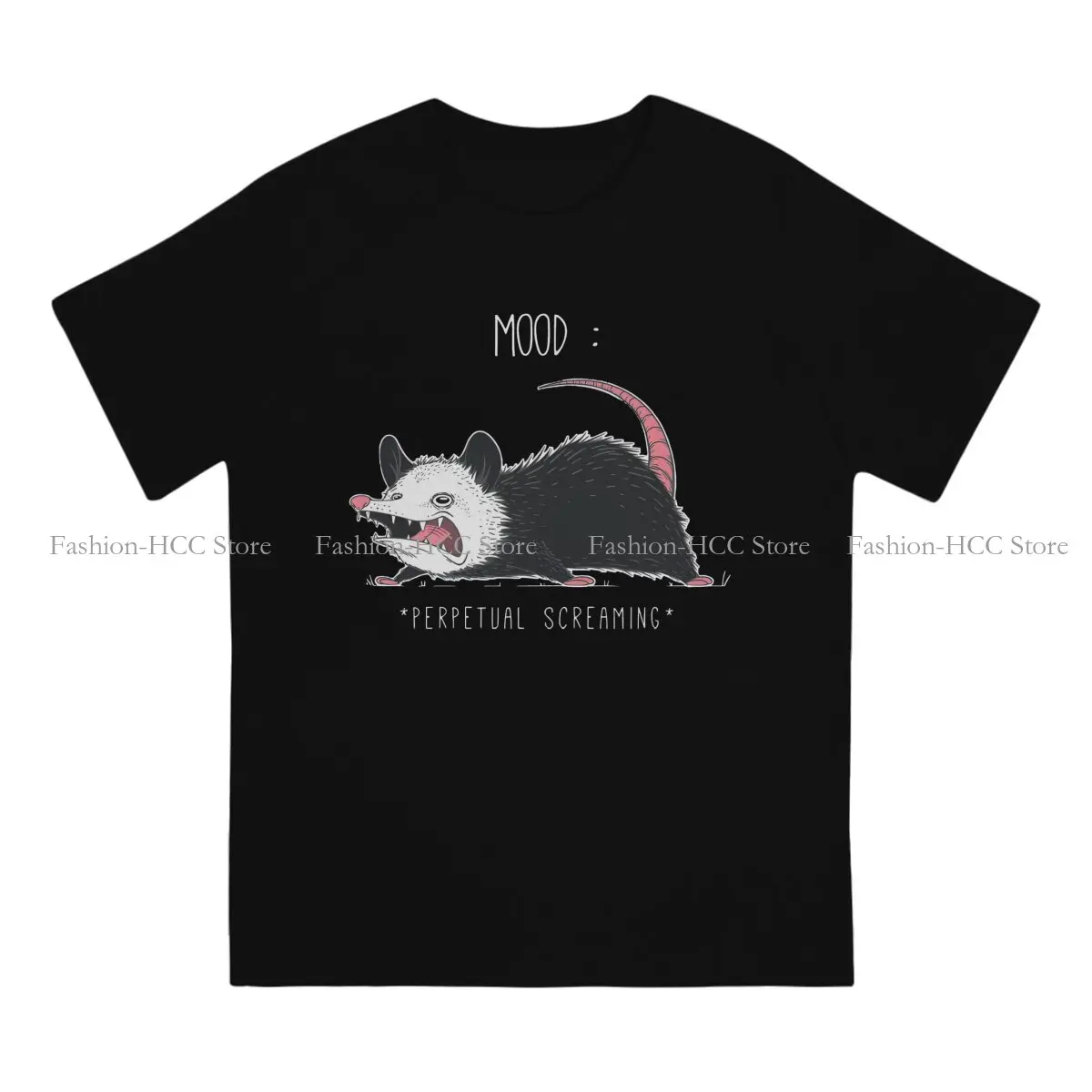 Cute Opossum Original TShirts Mood  Dark Tees Distinctive Homme T Shirt Hipster Clothing 6XL