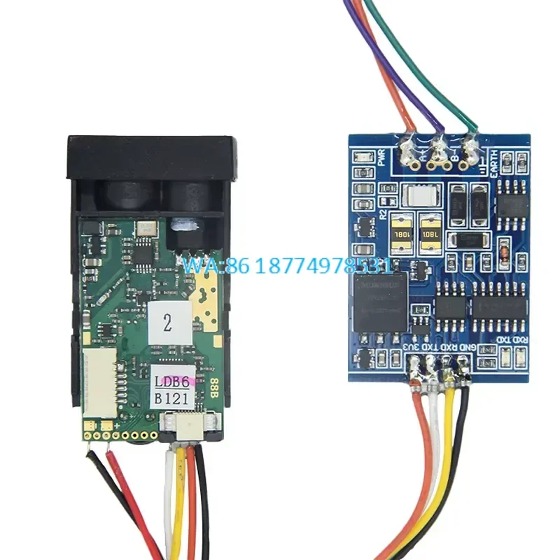Wmwmnu for Optical Measuring Sensor 60m 620~690nm High Precision Rangefinder Module RS485 TTL Output