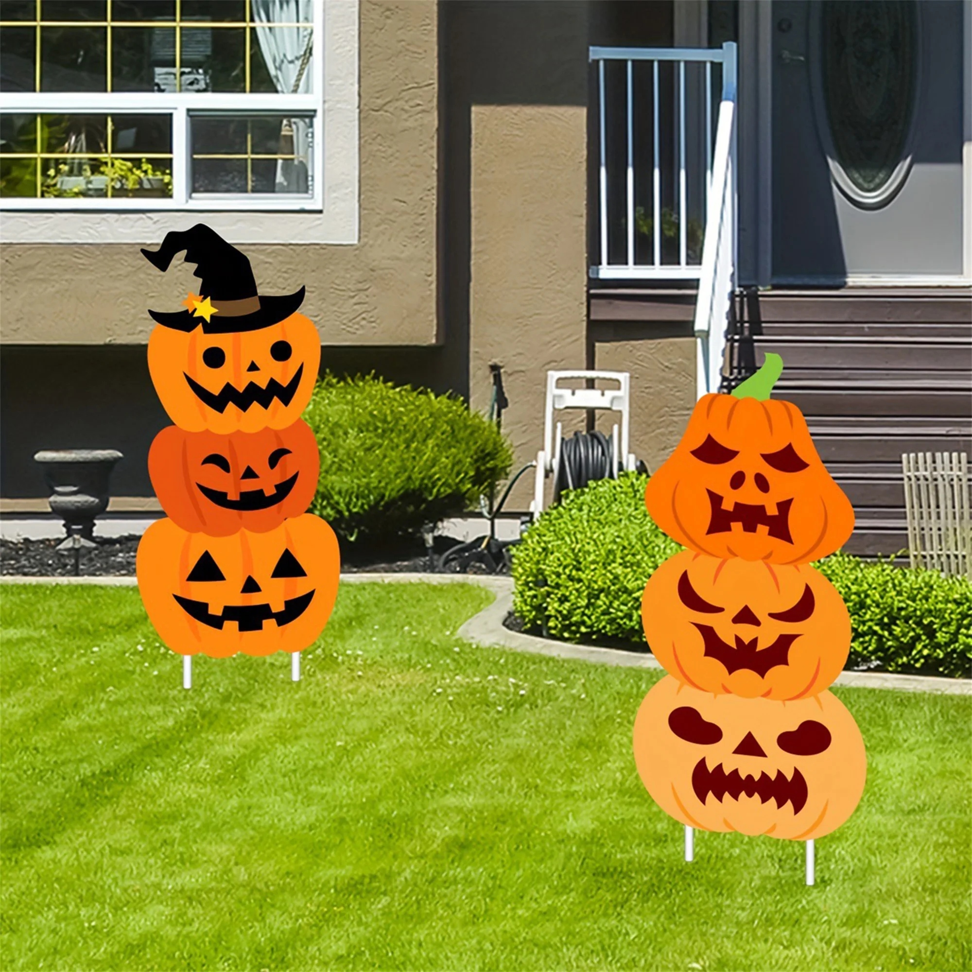 

Halloween Ghostly Skeleton Yard Stakes Outdoor Haunted Graveyard Decorations for Patio Lawn Spooky Scary Ghost Theme