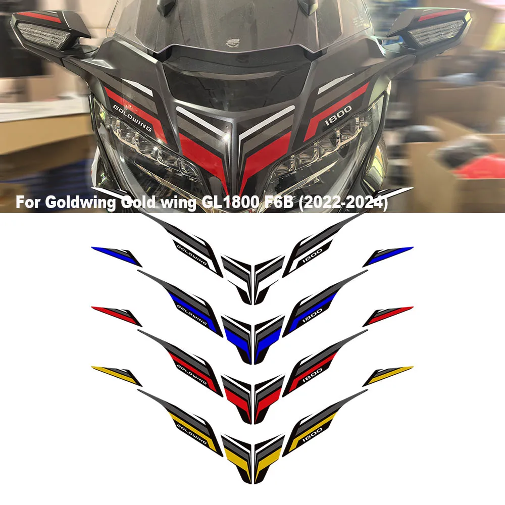 New Motorcycle Wind deflector trunk luggage saddle stickers protection kit For Honda Goldwing Gold wing GL1800 F6B 2022 2023 24