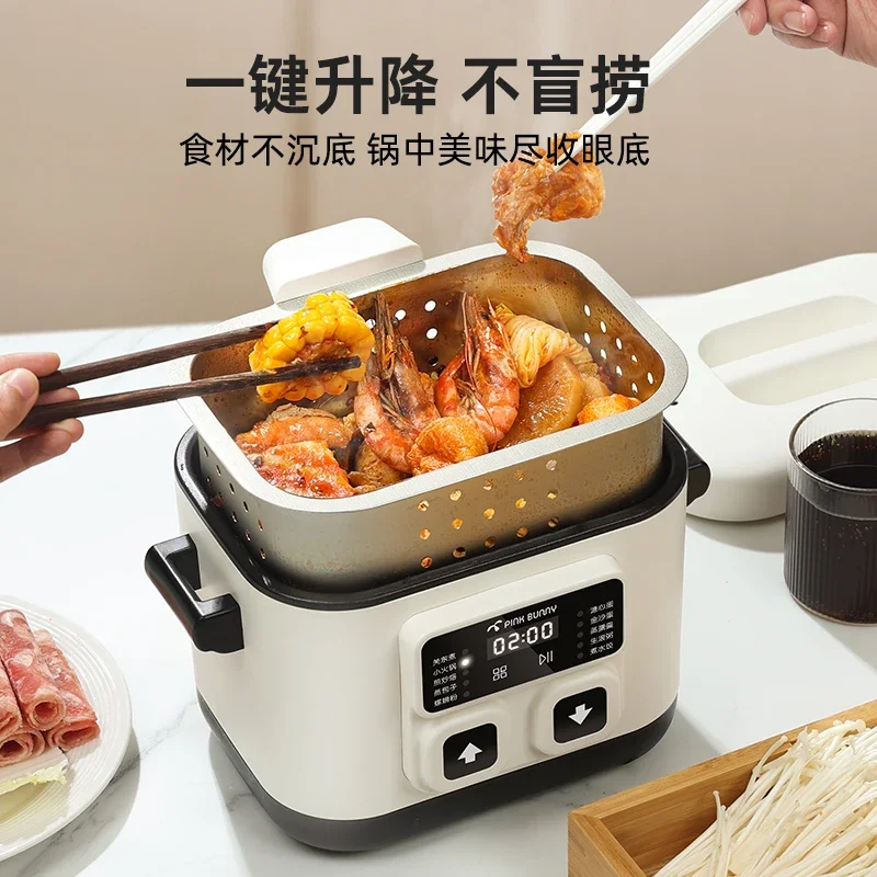 Oden Elektryczny gorący garnek typu split-top Jedna osoba Gotowanie żywności Smażenie Gotowanie elektryczne Gorący garnek Gospodarstwo domowe Wielofunkcyjny nowość