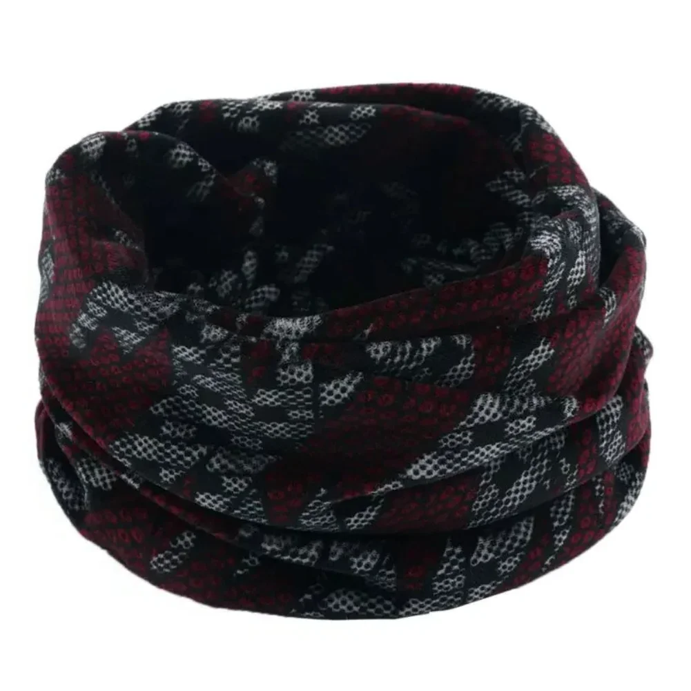 冬用ソフトリングスカーフ ネックウォーマー 乗馬 スポーツ 防風 保温 ループ 厚手スカーフ インフィニティ アウトドア ユニセックススカーフ