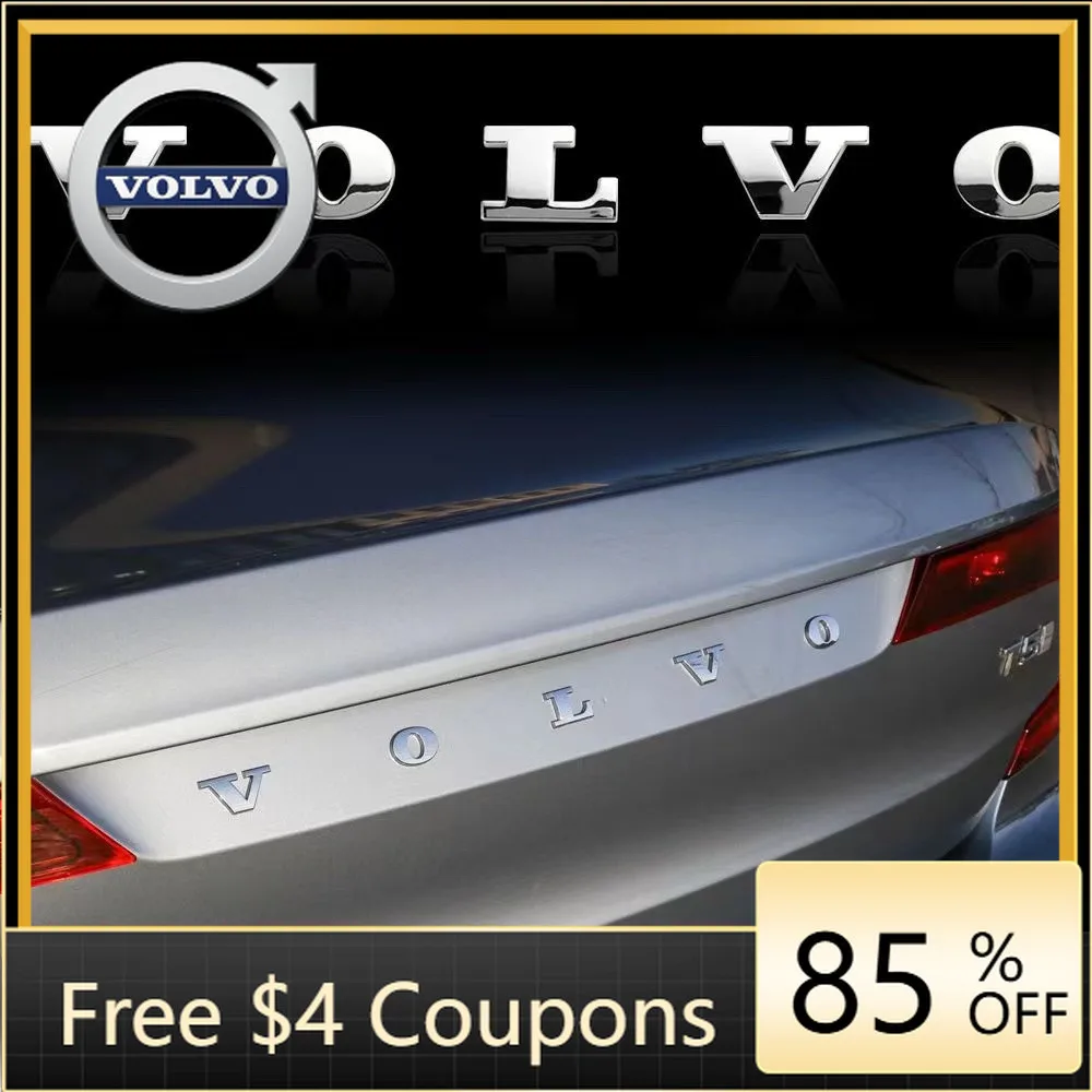 

Steering Covers Applicable to VOLVO V60 S90 S8L XC60 XC90 car sticker Volvo letter 3D badge ABS sticker tail logo decorative car
