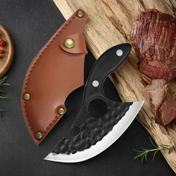 Multifunctional Knife Meat Cleaver Bone Cleaver Forging Knife Stainless Steel Kitchen Knife Cooking Tools BBQ