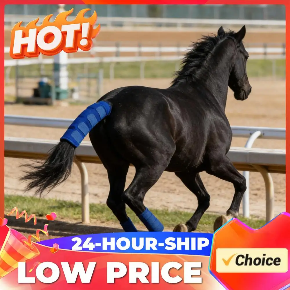 Horse Tail Protector Polyester Ponytail Storage Protective Cover Anti Mosquito Bite for Turnout Outing Stable Racing Competition