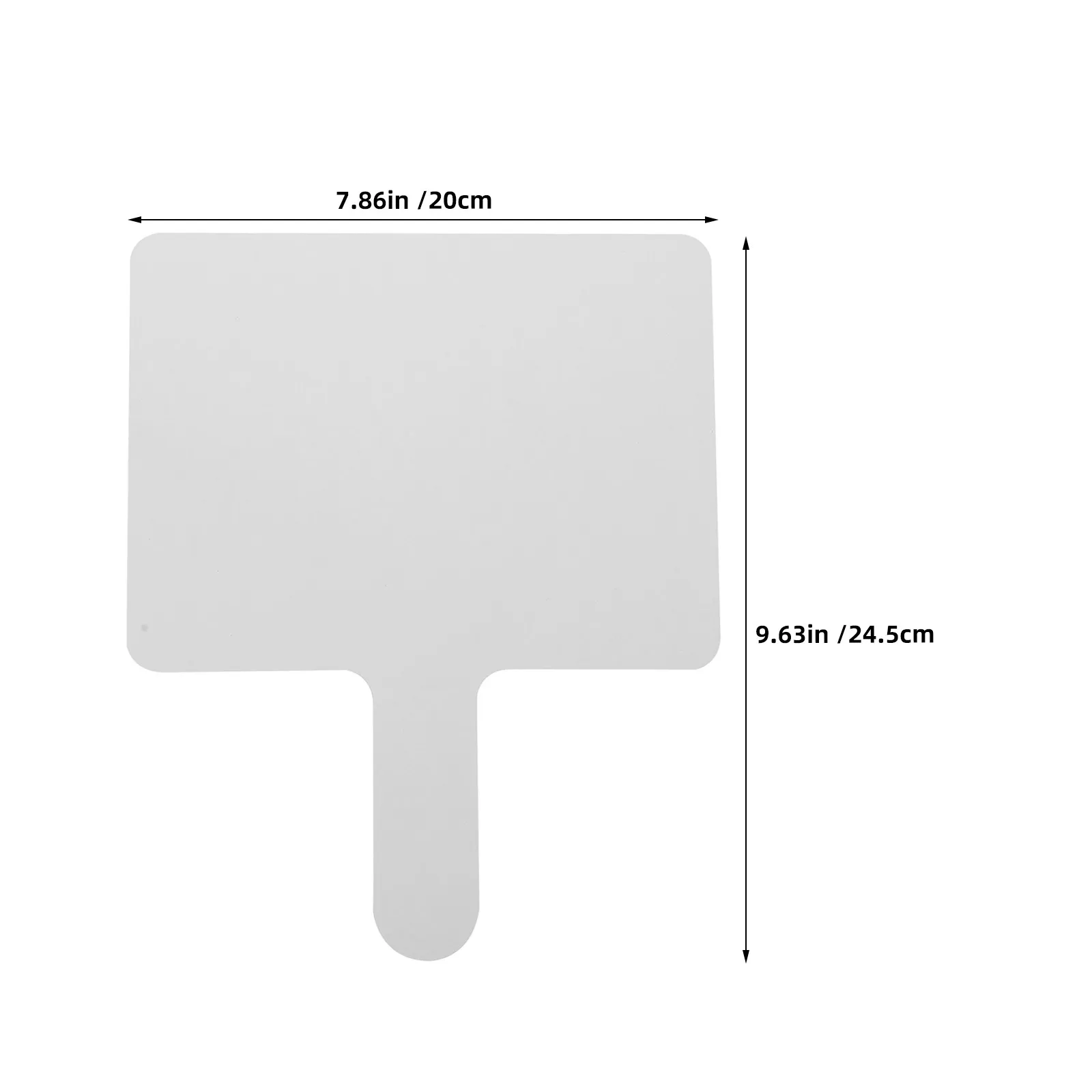 4 peças de placas de resposta para quadro branco apagável a seco, dupla face, para leilões, estudantes, sala de aula, jogos de votação