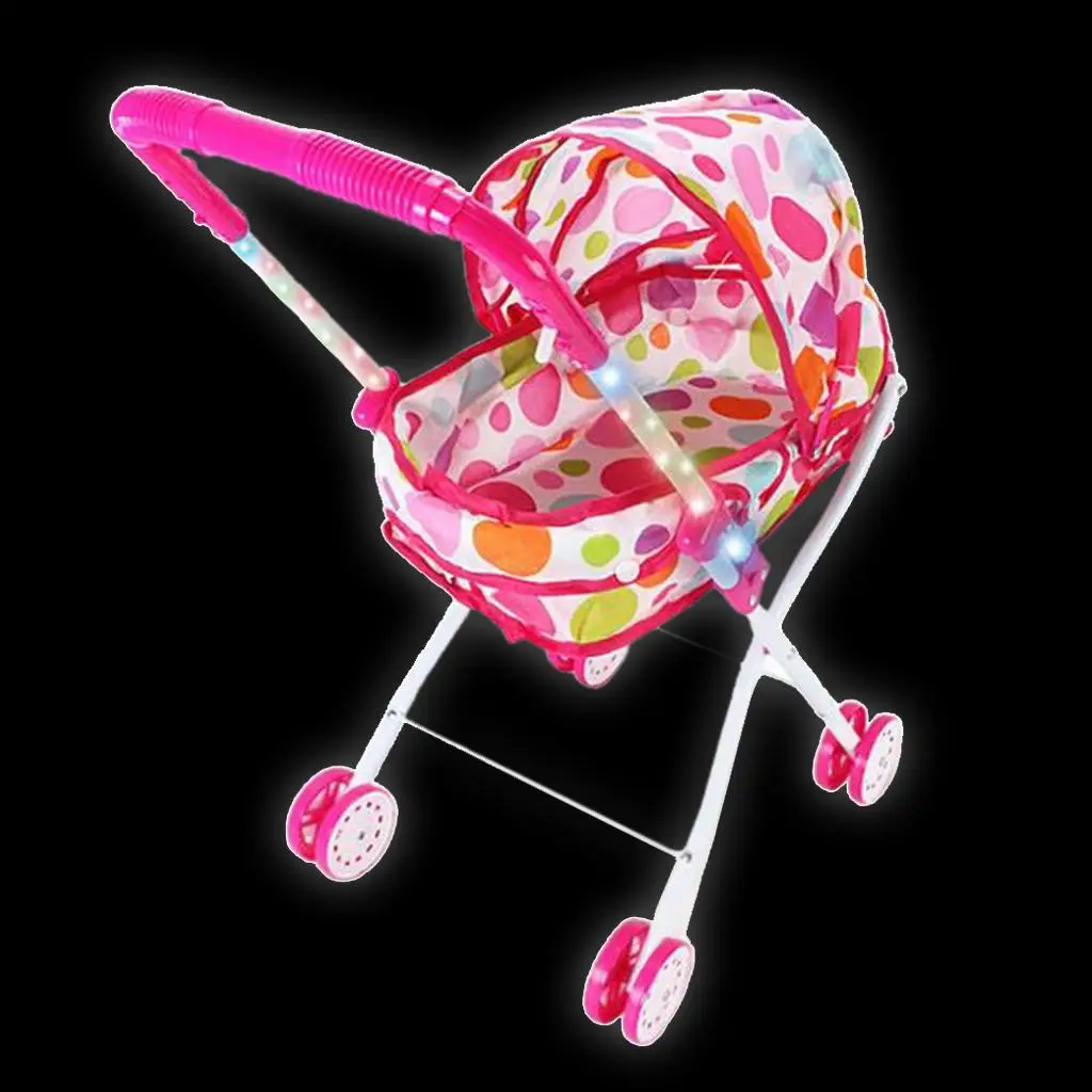 Stroller Pushchair for Reborn , Nursery Bedroom Furniture Toy Decoration, 48 x 27 x 53cm