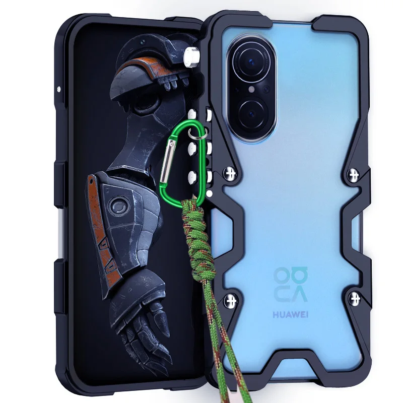 

Luxury aluminum alloy hollow heat dissipation Phone Case For Huawei Nova 15 Ultra 14 13 12 11 Pro Fall prevention Back Cove