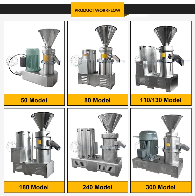 피스타치오 헤이즐넛 아몬드 캐슈 참깨 페이스트 분쇄 산업용 전기 너트 버터 기계 땅콩 버터 제조 기계