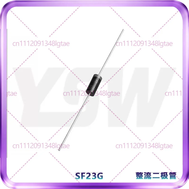 30pcs SF23G/SF24G/SF28G DO-15 Package, Rectifier Diode