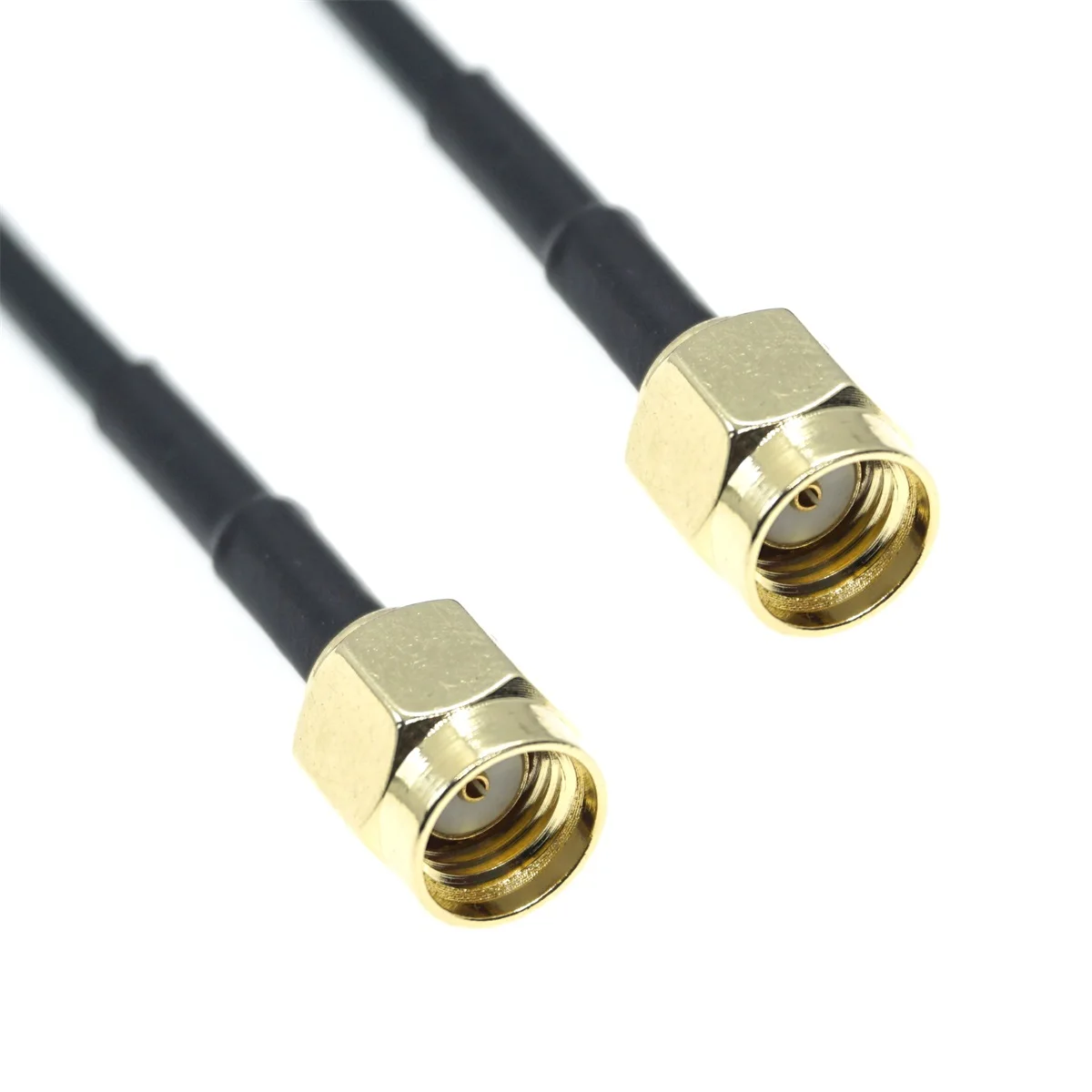 RF RG174 Cable SMA Male To SMA Male RPSMA Female Nut Bulkhead Extension Coax Coaxial Jumper Pigtail 15CM 30CM 50CM 1M 2M 3M