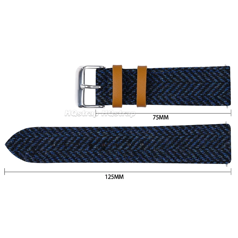 세이코용 빈티지 나일론 가죽 스트랩, 퀵릴리즈 소프트 교체 시계 밴드, 삼성 갤럭시 손목 밴드, 18mm, 20mm, 22mm