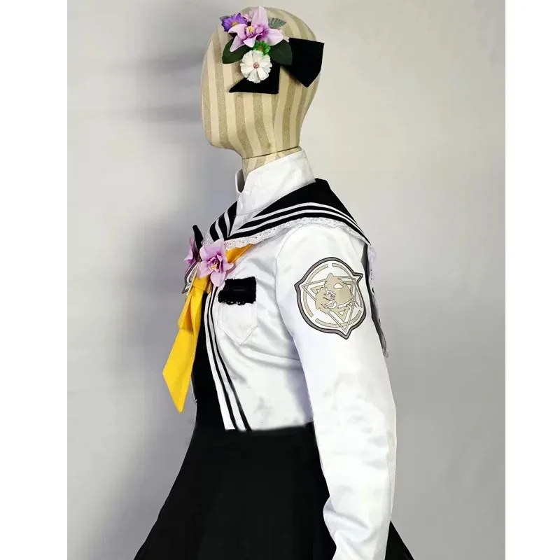 ゲームアーカイブ白鶴あずさドレスウィッグコスプレ靴コスチュームブーツ服