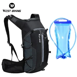 WEST BIKING 10L Cycling Backpack Ultralight Breathable Foldable Bicycle Bag Waterproof Travel Climbing Bag Bike Accessories