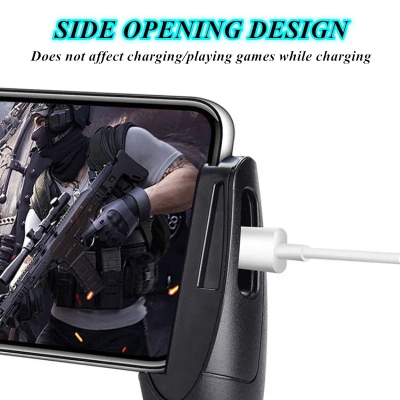 مقبض على شكل بيضة الإوز لقواعد البقاء على قواعد PUBG لعبة الهاتف المحمول Aim Shooting L1R1 Gamepad المقود لقبضة حامل هاتف IOS وأندرويد