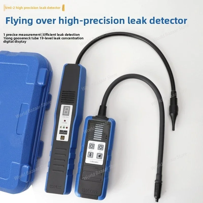

The new VML-1 electronic leak detector can be recharged.It is a halogen leak detector for detecting R410 Halogens Leak Detector