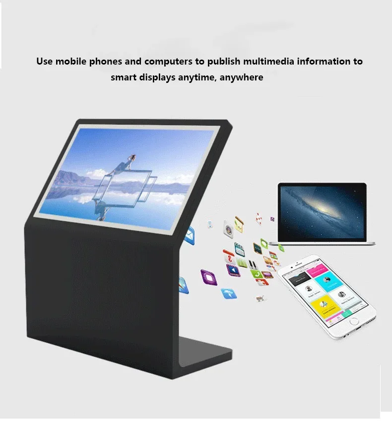 Information All in One Kiosk Digital Signage and Display for Advertising