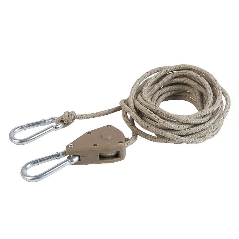 Outdoor pulley wind rope regulator wind tensioner windproof canopy zipper tent rope tensioner