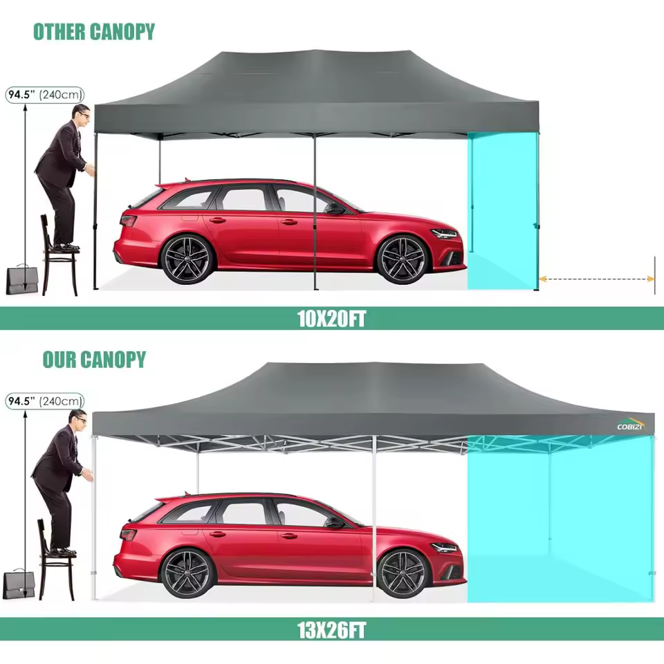 13x26 Pop Up Tent 13x26 Canopy with Sidewalls Heavy Duty Canopy Party Tent for Parties, Outdoor Wedding Large Event Tent - AliExpress