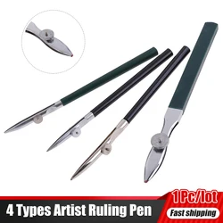 1PC Artist Ruling Pen Ink Drawing Painting Tools For Applying Masking Fluid Line Work Measure Tool 4 Types