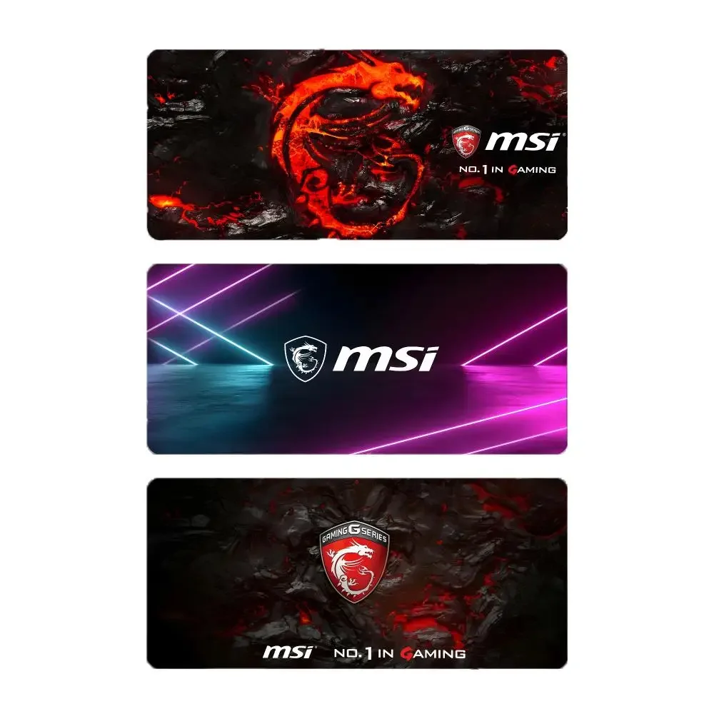 Brand Hardware Msi Mouse Pad Large Gaming Mousepad with Stitched Edges Thickened Desk Mat PC