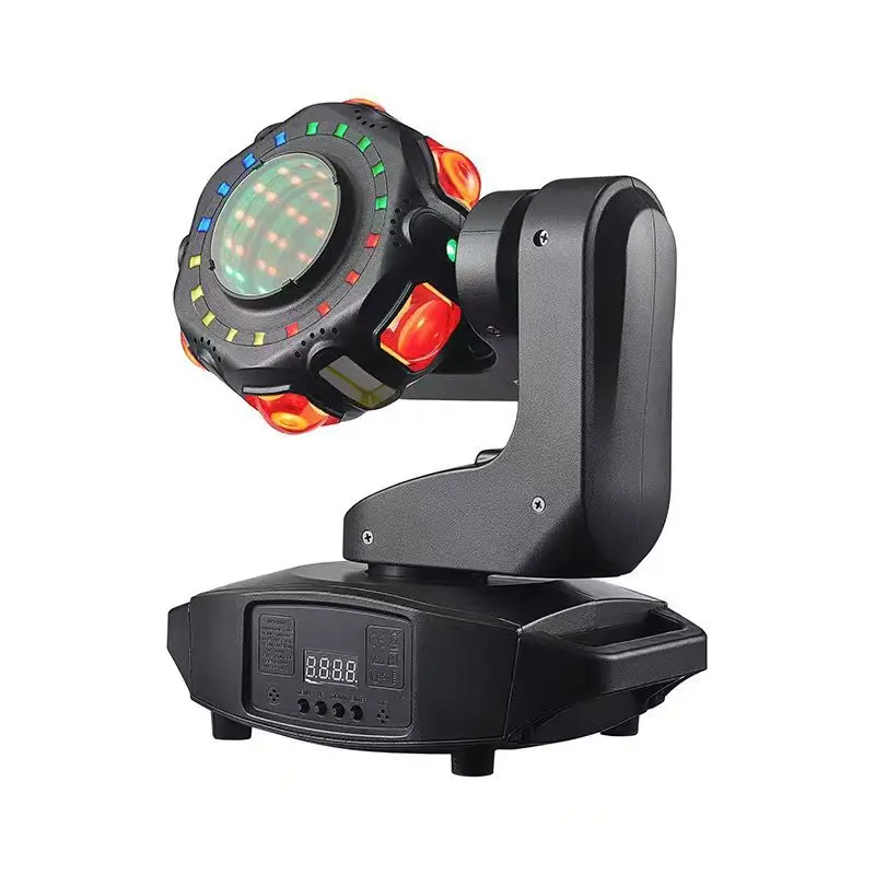 6 40W Hot Wheel LED moving head beam of light dyeing light flying saucer rotating light