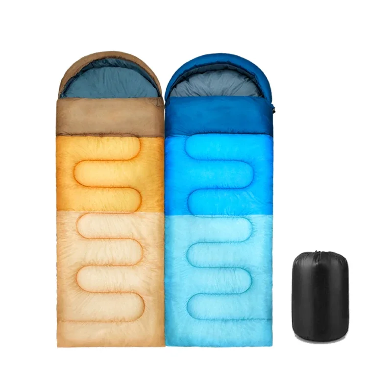 Hot Sale Polyester Humanoid Camping Sleeping Set Envelope Sleeping Bag