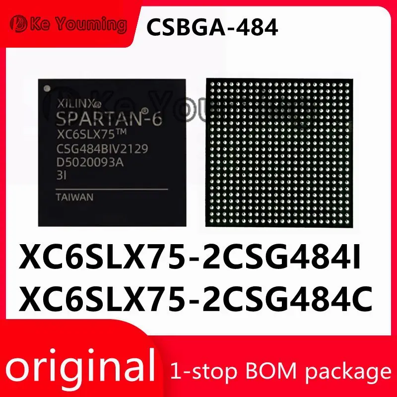 

Integrated Circuit IC Embedded System on Chip, XC6SLX75-2CSG484I, XC6SLX75-2CSG484C, CSBGA-484, 1Pc