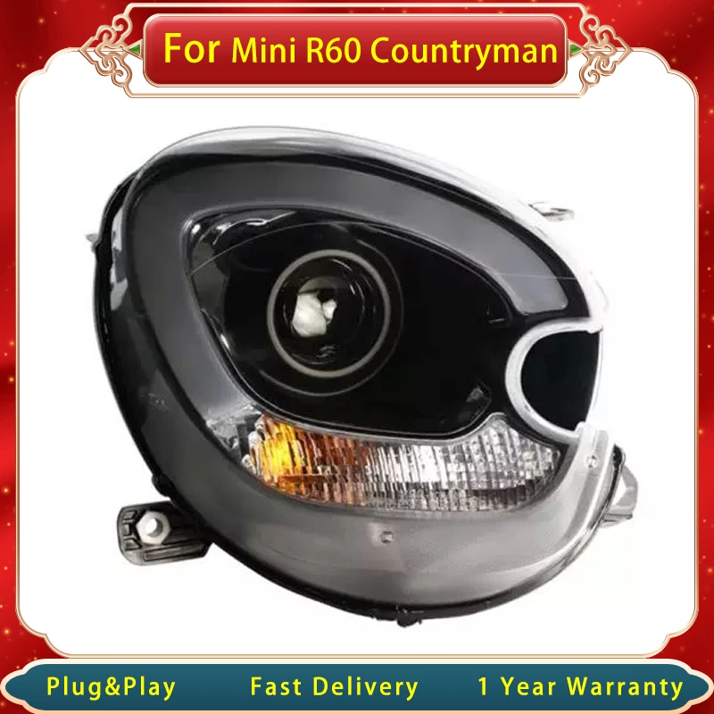 Car Head Light For BMW Mini  R60 COUNTRYMAN Head Lamp Upgrade New Design DRL Dynamic Signal Lamp Head light  Assembly