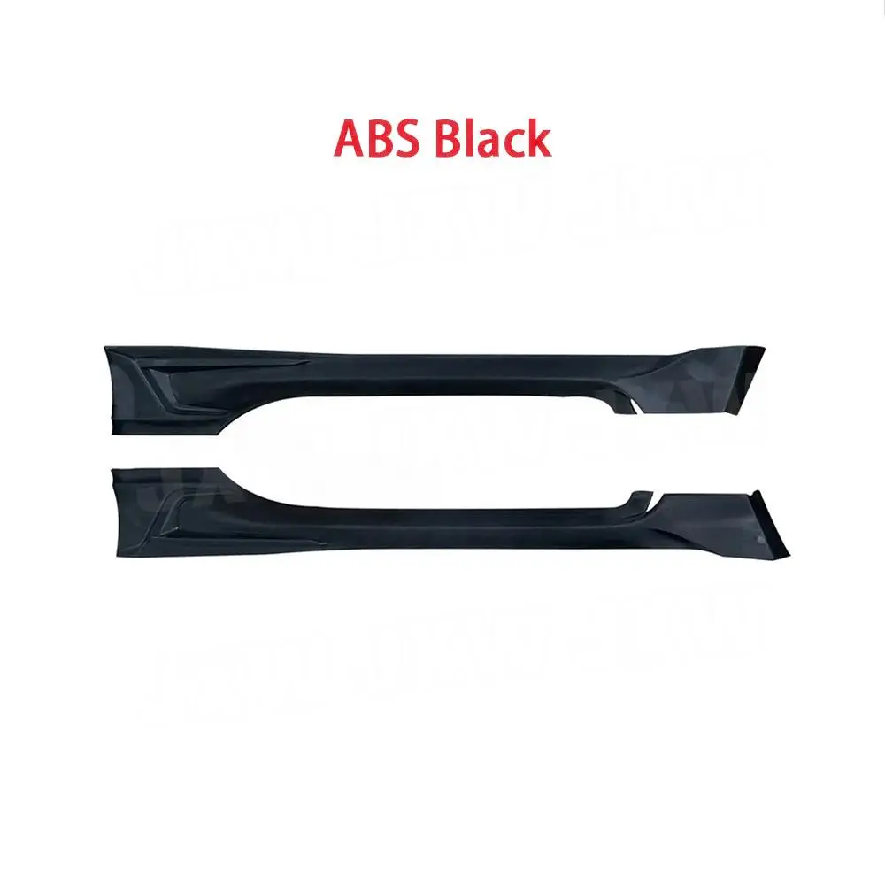 High Quality ABS Black 2 Pieces Side Skirts Body Kits For Toyota GR86 Subaru BRZ 2021+ Car Exterior Decoration