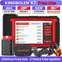 KINGBOLEN K7 Car Diagnostic Tools Auto OBD OBD2 Bidirectional Scanner ECU Coding 31+ Reset SGW FCA with 3 Years Free Update