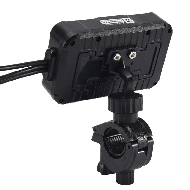 Exclusive 1080P Waterproof Motorcycle Dashcam 3 Inch Front & Rear Video Recorder DVR Black view 2