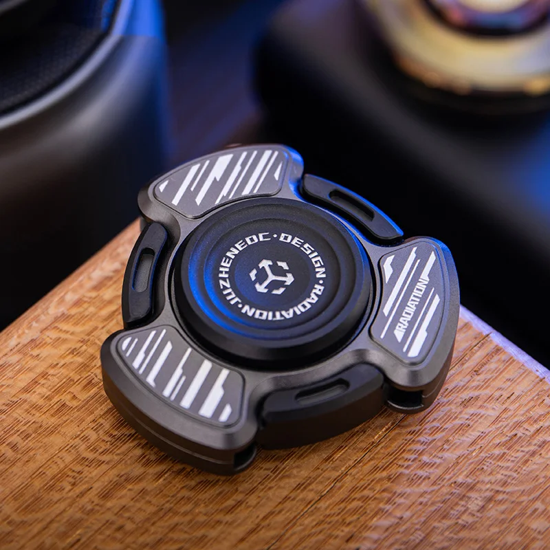 JUZHEN EDC Fidget Spinner armure de rayonnement Gyroscope du bout des doigts en métal jouet anti-Stress pour adulte jouets de Concentration d'attention tdah