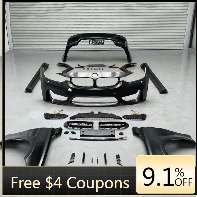 

High quality, safe and reliableBM 2013-2019 Year 3S 3 Series F30 F35 Upgrade to M3 Wider 1:1 Car Auto Body Kit Parts Front Rear