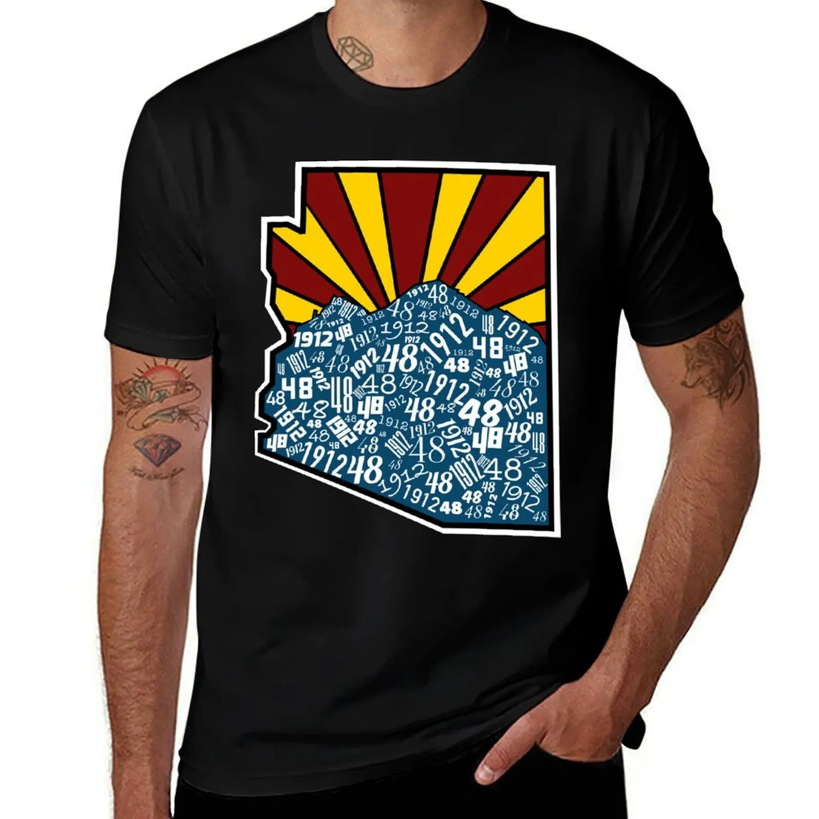 

AZ 48 1912 T-Shirt Casual Streetwear Short Sleeve Tee