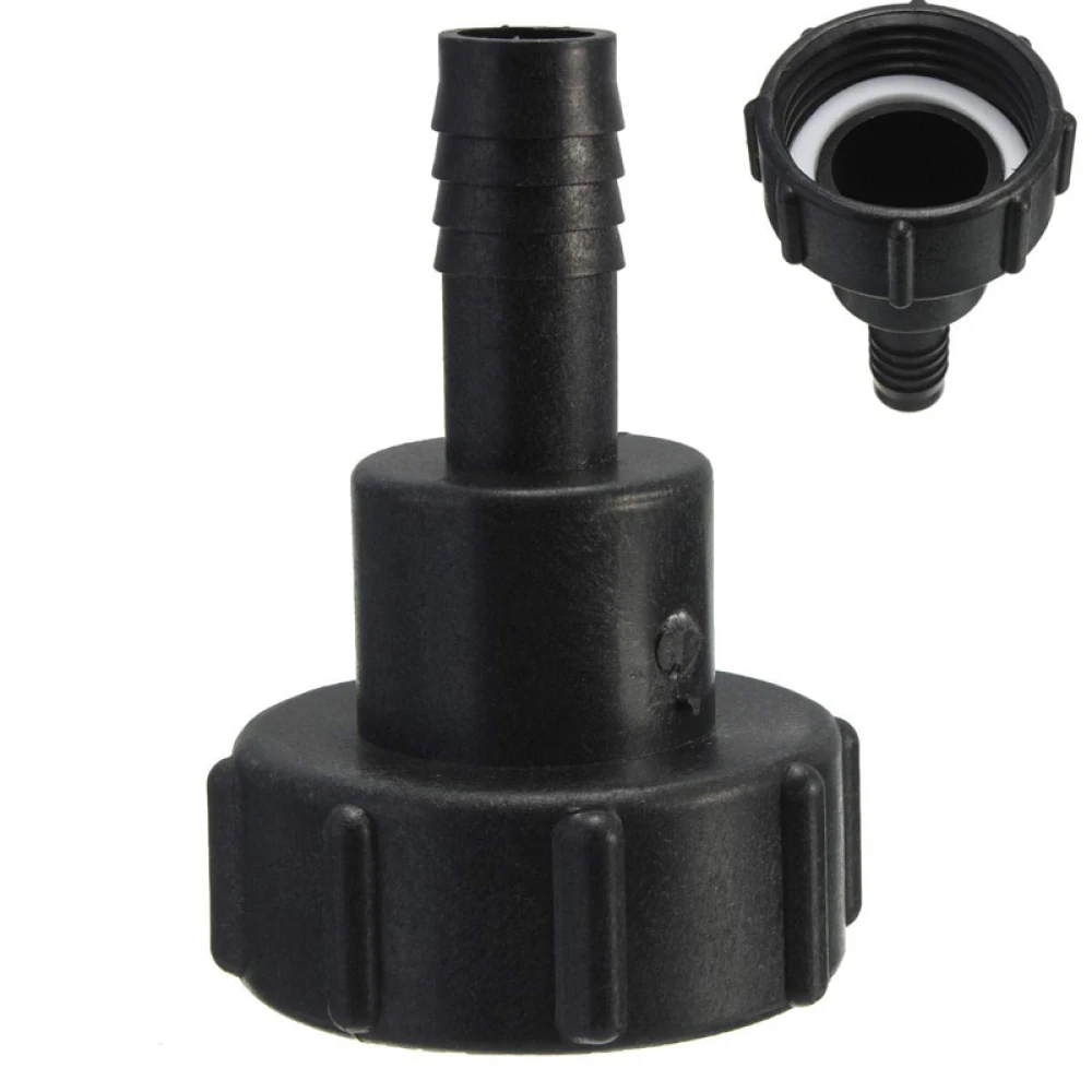 1pcs S60*6 IBC Water Tank Hose Adapter 12mm/25mm/38mm/50mm Hose Tail Adaptor Barrels Valve Part Perfect Replacement