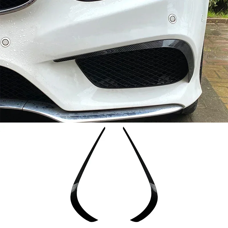 

New! For Mercedes-Benz E-Class W212 AMG Facelift 2013-2015 Front Bumper Spoiler Fog Lamp Cover Air Knife Splitter Body Kit