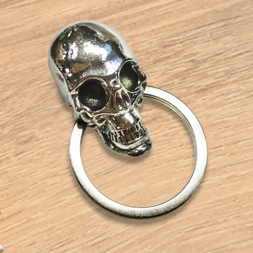 Metal Demon Skull Key Cover Decorative Key Accessory Universal Modified Key Cover Demon Skull Key Pendant for Motorcycle