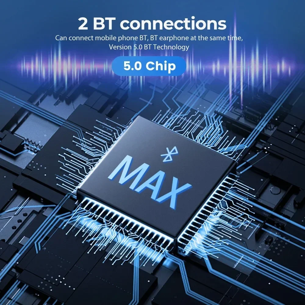 Gearelec Motorcycle Wireless CarPlay Android Auto Portable GPS Navigation Waterproof Carplay Display  IP65