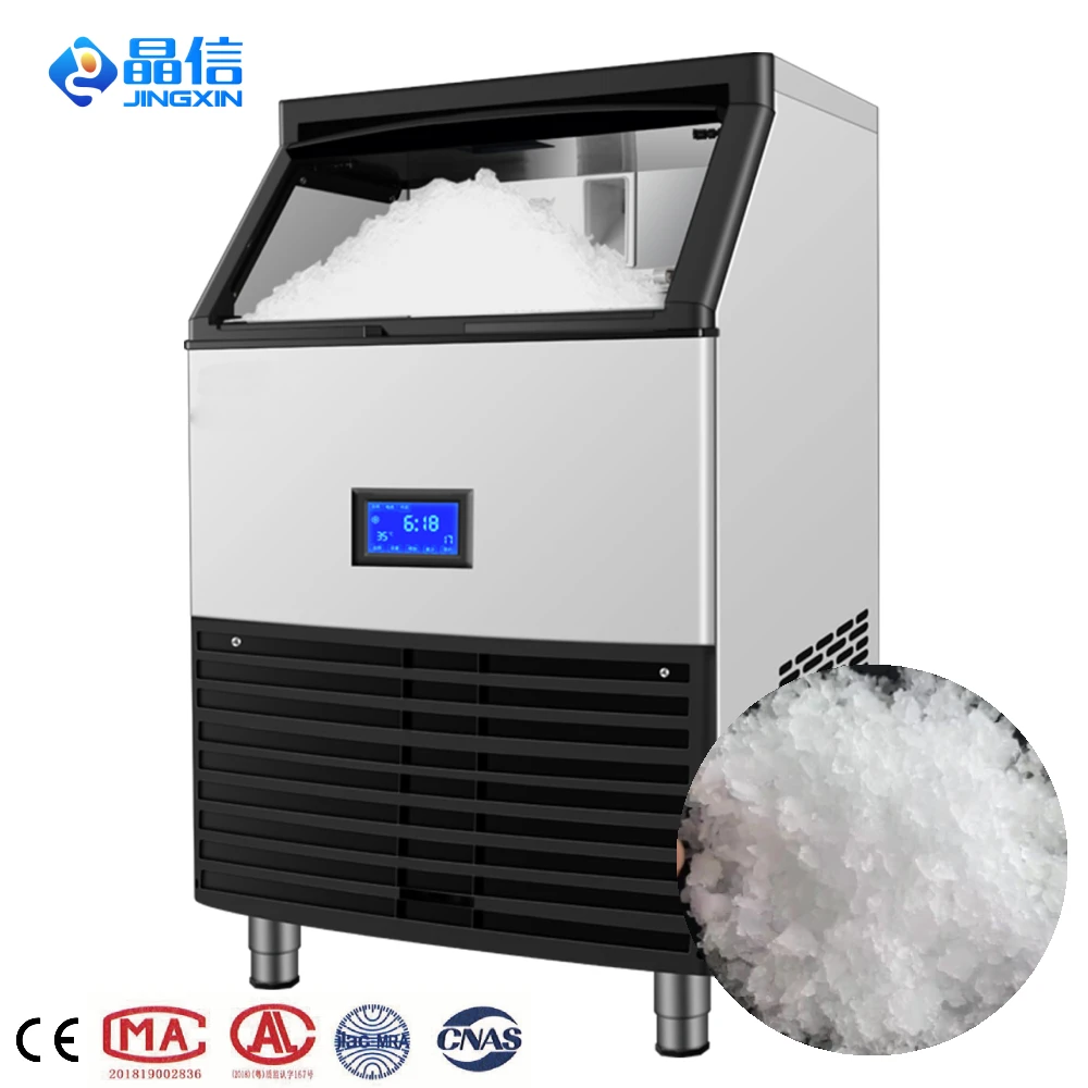 

Snowflake Flake Ice Machine Commercial Automatic High-Accuracy Ice Maker With 60kg Storage For Seafood