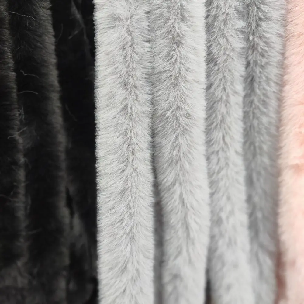 1M Faux Fur Ribbon Tape Handmade Wool Tops Stage Costume Fluffy Trim DIY Apparel Sewing Cuff Strip