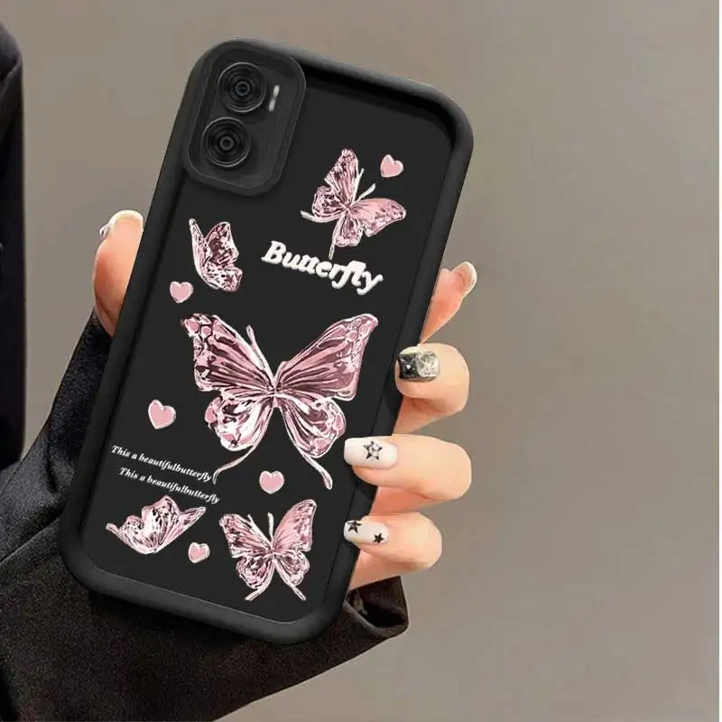E22 Star Butterfly Sky Eye Ladder Phone Case For Motorola Moto E22 Cover