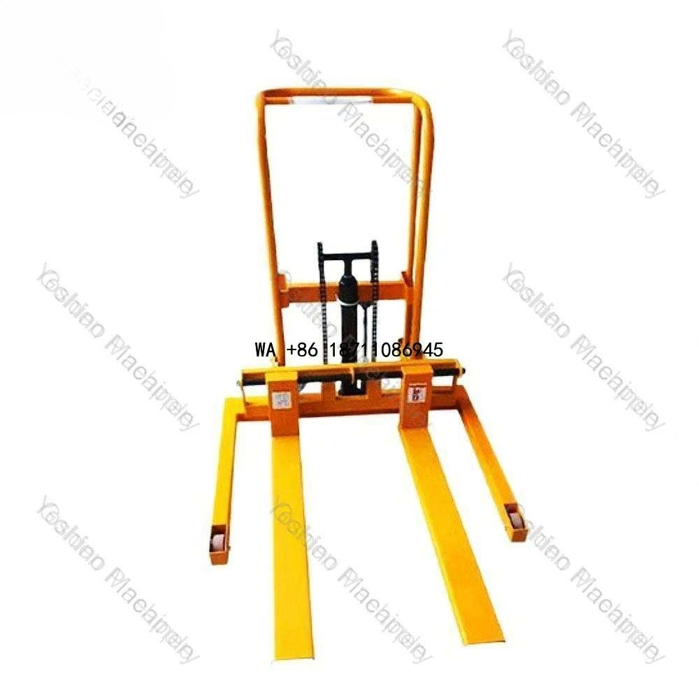 Small   Manual Hydraulic Car Micro Forklift: Light Lifting Platform for Tool Handling