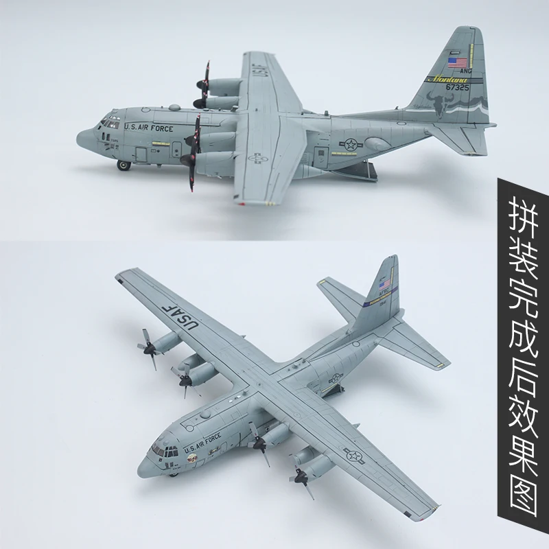 Great Wall Hobby  Assembling Aircraft Model Kit L1011 USAF C-130H Hercules 1/144