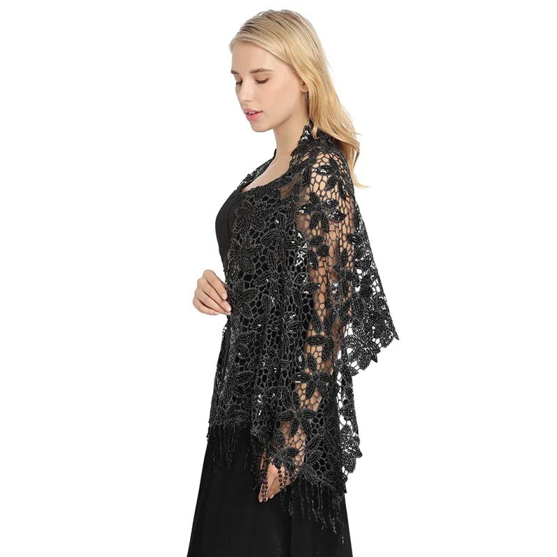 

Шаль с бахромой и блестками, новый дизайн, элегантное роскошное шикарное платье для западного ужина, банкета, вечернее платье Cheongsam, официальные мероприятия