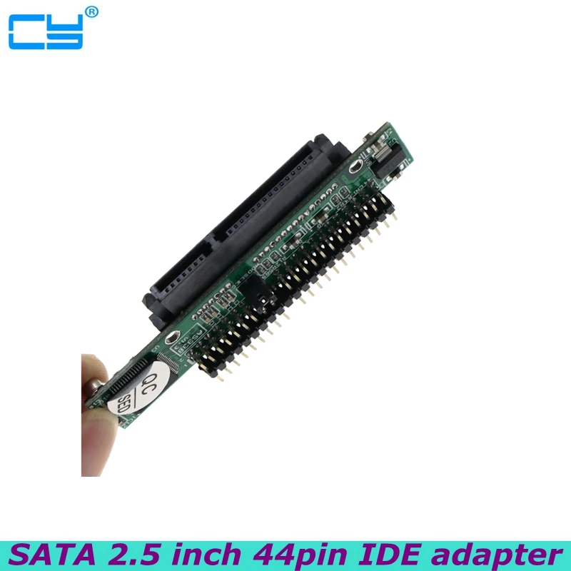 High Quality Sata to IDE 2.5 Sata Female to 2.5 inch IDE Male 44 pin port 1.5Gbs Support ATA 133 100 HDD CD DVD Adapter