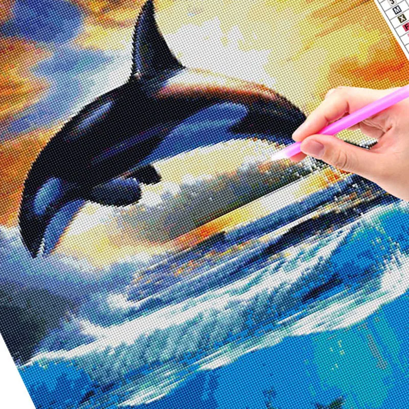 1PC frameless  Full Square/Round Drill 5D DIY Diamond Painting 