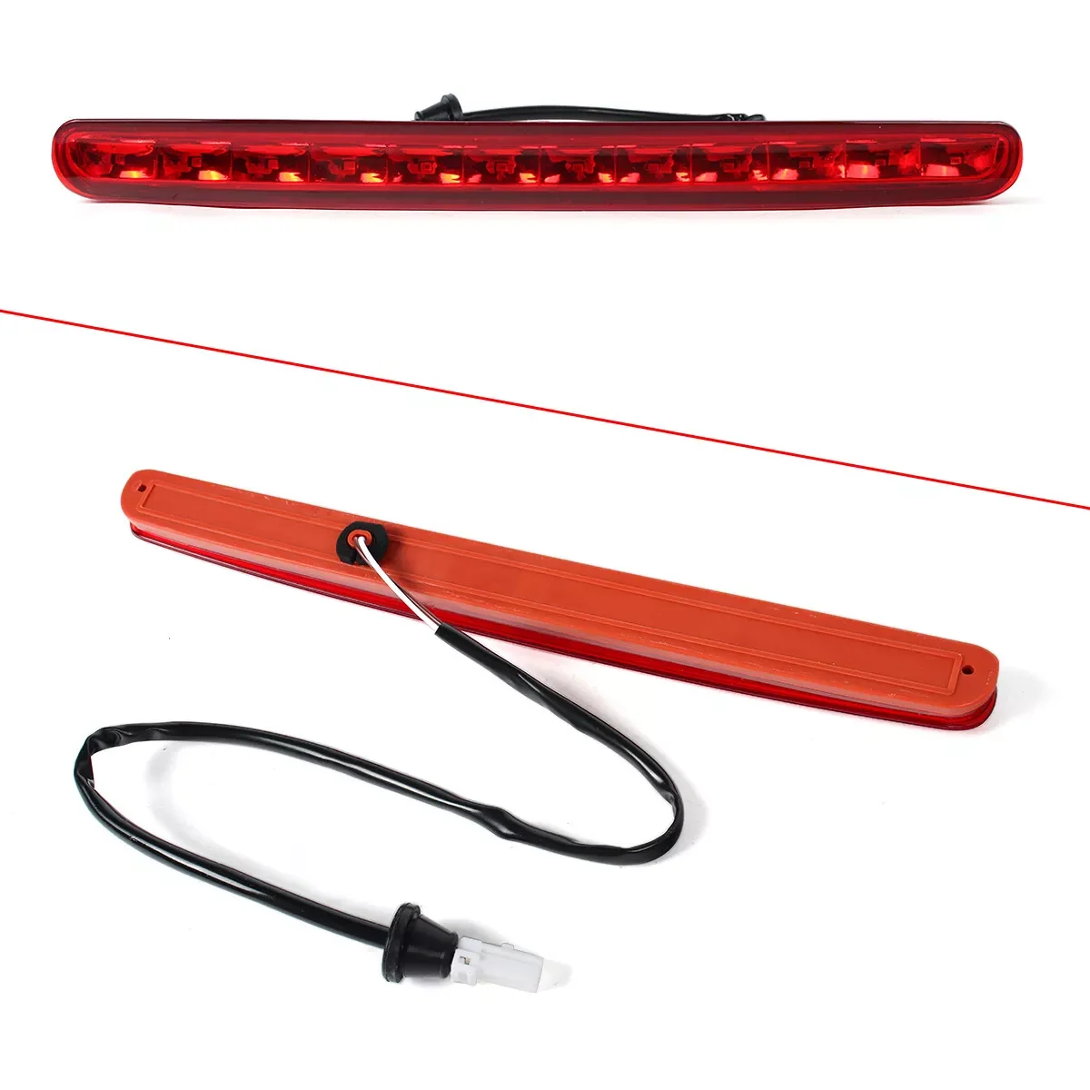 Rear Brake Light For FIAT 500 500C FWD 312 2009-2018 Red LED Third LED Tail Stop Brake Light 68140780AA Additional brake Lights